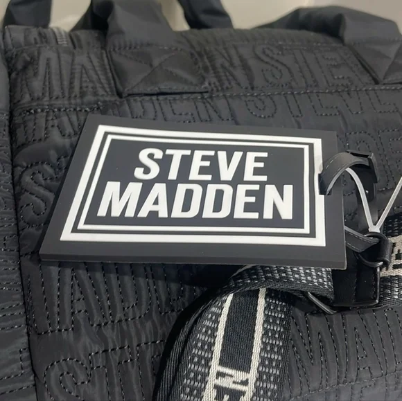 NEW Steve Madden Logo Duffel Bag